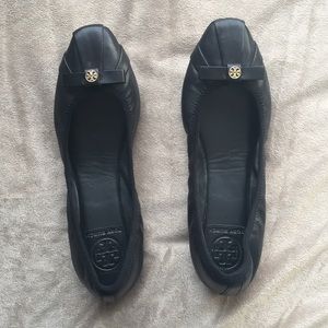 Black Tory Burch Flats Size 6.5